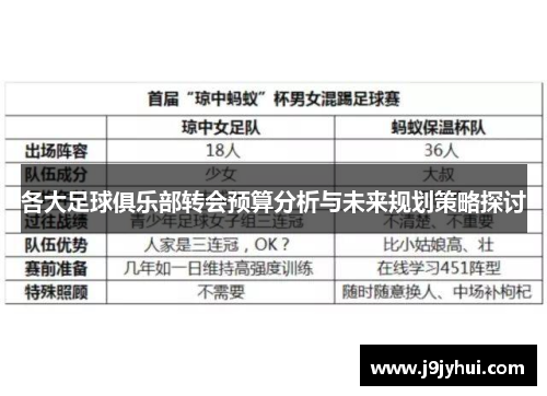 各大足球俱乐部转会预算分析与未来规划策略探讨