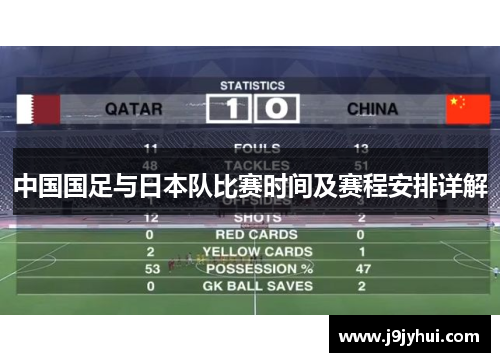 中国国足与日本队比赛时间及赛程安排详解